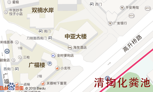 中亚大楼清掏化粪池地图