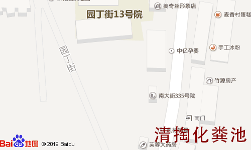 南大街335号院清掏化粪池地图