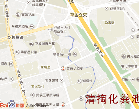 草金立交片区 清掏化粪池服务片区地图