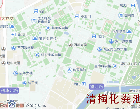 川大片区 清掏化粪池服务片区地图