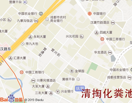 抚琴小区片区 清掏化粪池服务片区地图