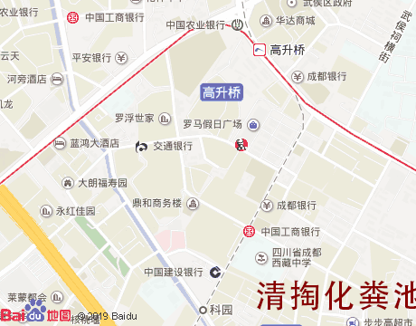 高升桥片区 清掏化粪池服务片区地图