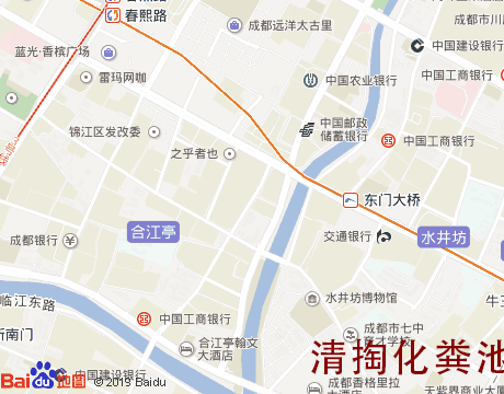 合江亭片区 清掏化粪池服务片区地图