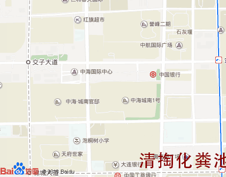 金融城片区 清掏化粪池服务片区地图
