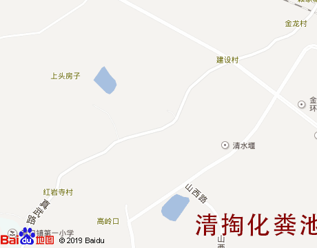 金堂片区 清掏化粪池服务片区地图