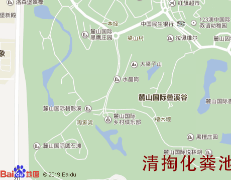 麓山片区 清掏化粪池服务片区地图