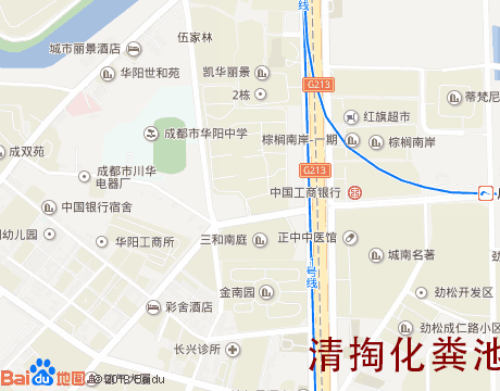 四河片区 清掏化粪池服务片区地图
