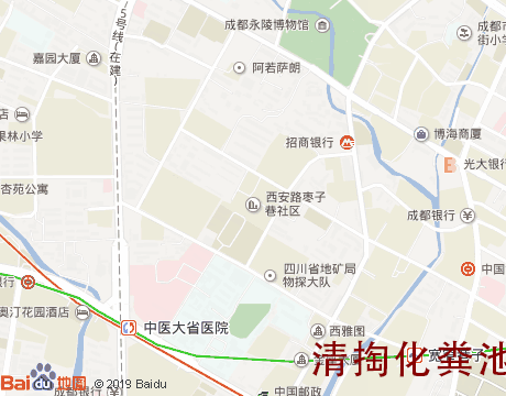 通惠门片区 清掏化粪池服务片区地图
