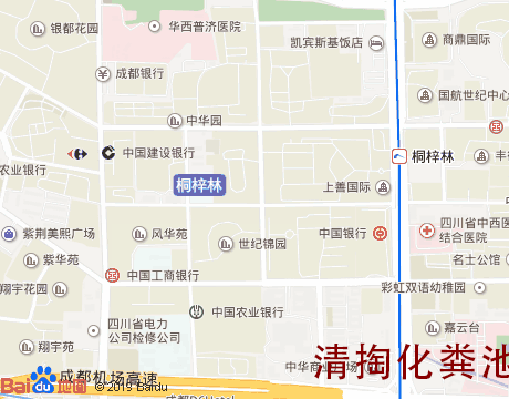 桐梓林片区 清掏化粪池服务片区地图