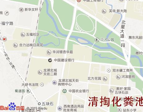 五块石清掏化粪池服务片区地图
