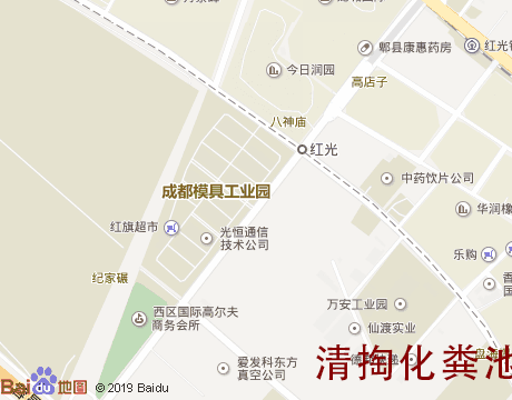 橡树湾片区 清掏化粪池服务片区地图