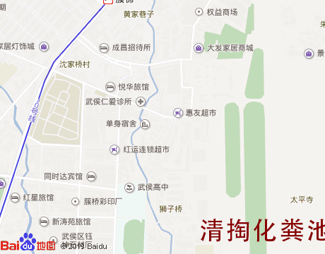 新双楠片区 清掏化粪池服务片区地图